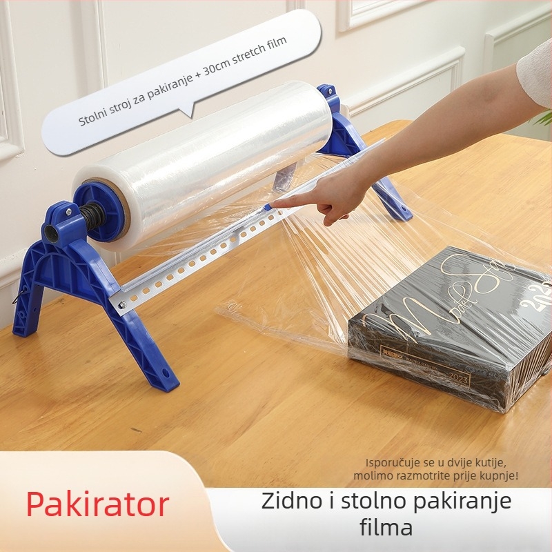 Ručni izvlačni film za catering, stolni sustav za omatanje s rezačem folije, Materijal: Drugo