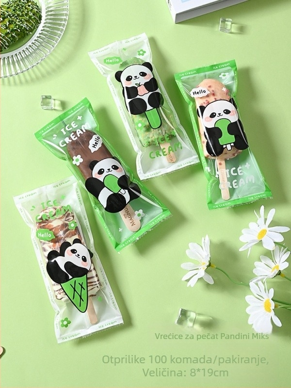 Torba za pakiranje sladoleda za domaću izradu, toplinski zatvaranje, kompozitna folija, ambalaža za grickalice, prilagodljivo