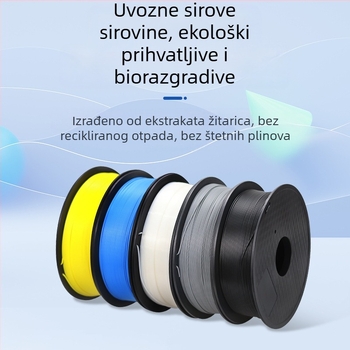 PLA 3D filament za ispis, promjer 1,75 mm, kružni presjek, duljina otprilike 330 m