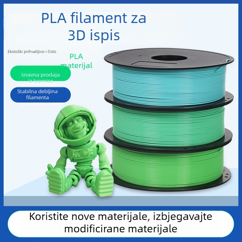 PLA 3D filament za ispis, promjer 1,75 mm, kružni presjek, duljina otprilike 330 m