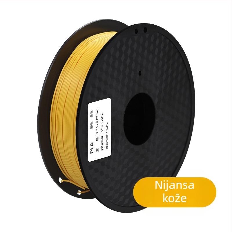 PLA 3D filament za ispis, promjer 1,75 mm, kružni presjek, duljina otprilike 330 m