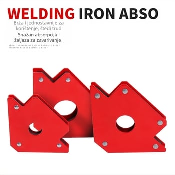 Magnetski pozicioner za zavarivanje – ZHCY, nehrđajući čelik, pravokutni i više-kutni dizajn, ručni pogon, automatsko napajanje