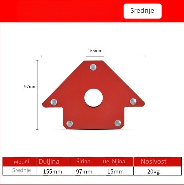 Magnetski pozicioner za zavarivanje – ZHCY, nehrđajući čelik, pravokutni i više-kutni dizajn, ručni pogon, automatsko napajanje
