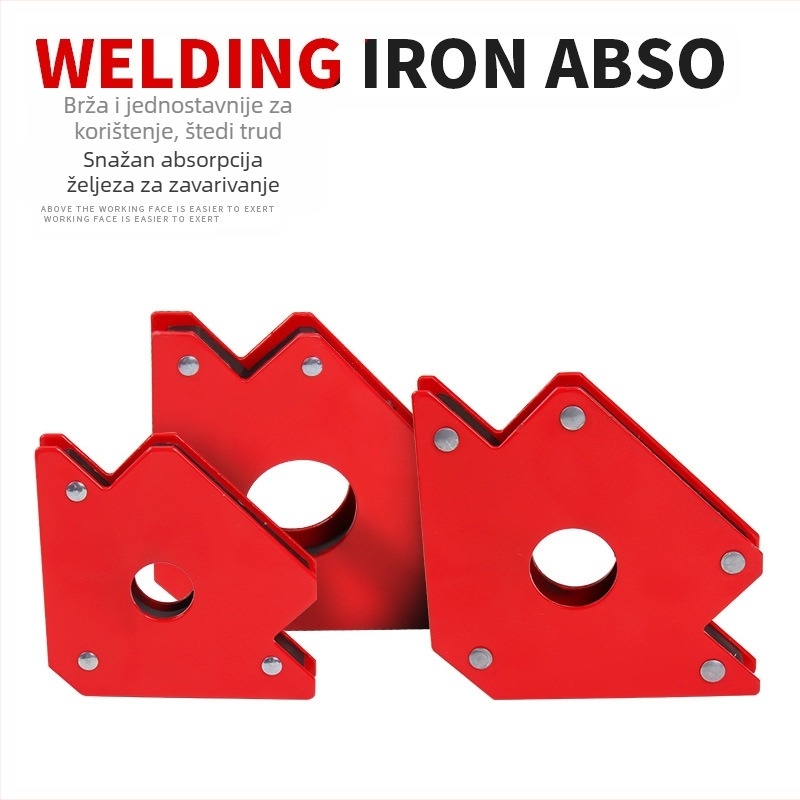 Magnetski pozicioner za zavarivanje – ZHCY, nehrđajući čelik, pravokutni i više-kutni dizajn, ručni pogon, automatsko napajanje