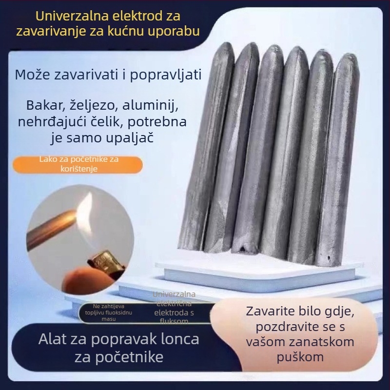 Wedding Beans niskotemperaturna šipka za popravke zavarivanja, flux-core, bakar-željezo-aluminij, univerzalna