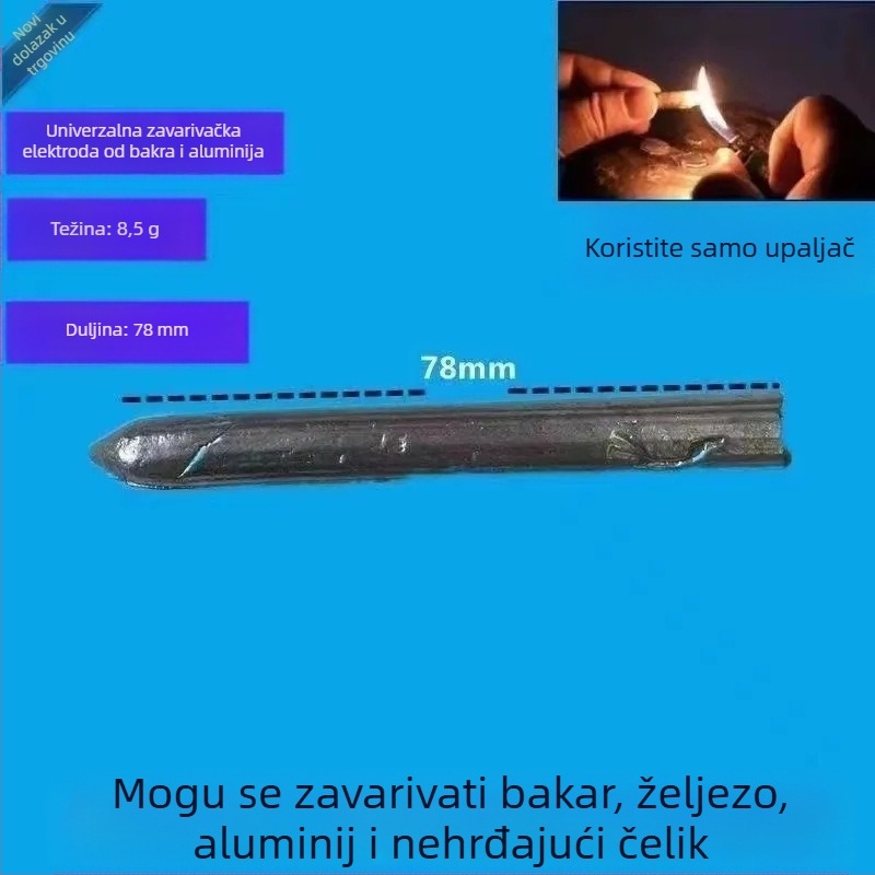 Wedding Beans niskotemperaturna šipka za popravke zavarivanja, flux-core, bakar-željezo-aluminij, univerzalna