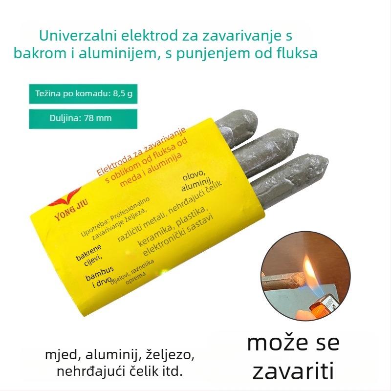 Wedding Beans niskotemperaturna šipka za popravke zavarivanja, flux-core, bakar-željezo-aluminij, univerzalna