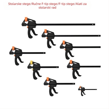 Drvarski F kliješta, 4–30 inča, Plastične čeljusti, Brend DZT/Dongzhe