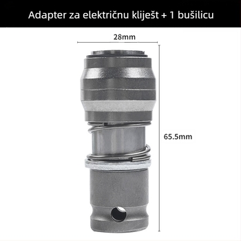 Prenosni višenamjenski alat: pretvorljivi električni ključ u električni čekić, s brzim stezanjem, metalna konstrukcija, 1 komplet, za kućnu uporabu