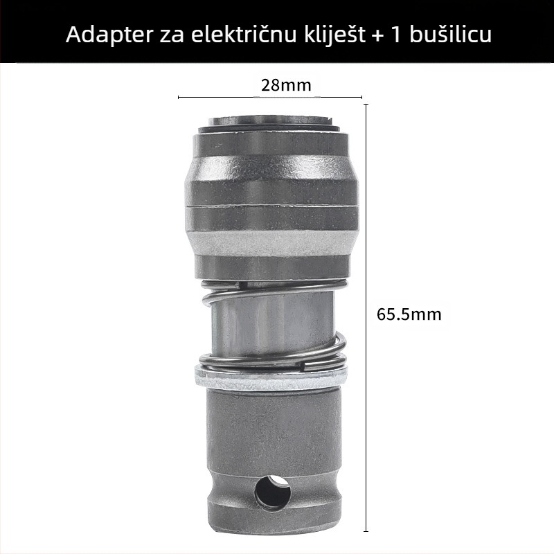 Prenosni višenamjenski alat: pretvorljivi električni ključ u električni čekić, s brzim stezanjem, metalna konstrukcija, 1 komplet, za kućnu uporabu