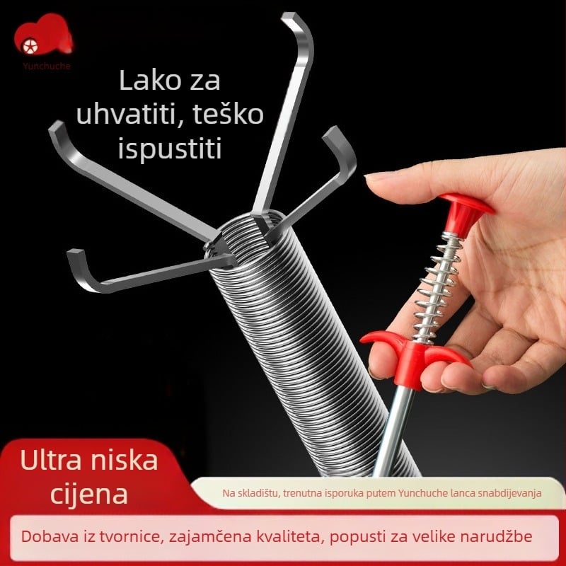 Fleksibilni čistač crijeva s četiri kandže, ručno upravljan, žica, Zhejiang proizvedeno, predstavljen 2022