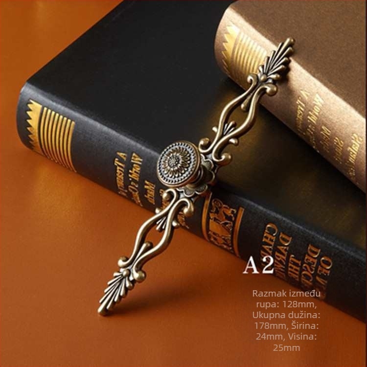 Ručka za vrata i ladice ormarića, cinkova legura, američko- i europsko stil kuhinjskih ormarića