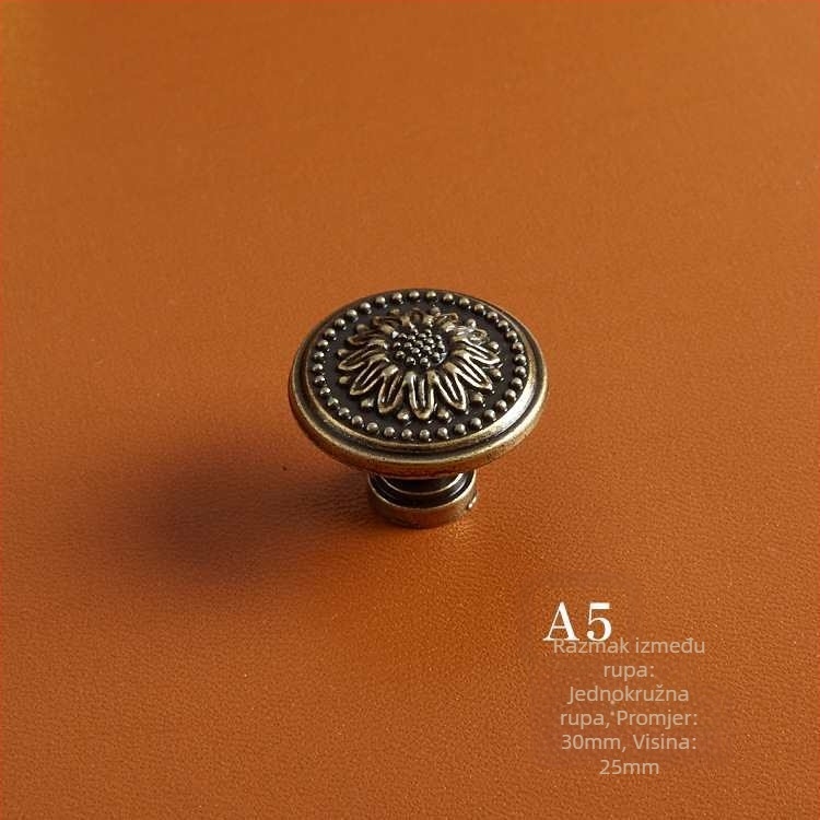 Ručka za vrata i ladice ormarića, cinkova legura, američko- i europsko stil kuhinjskih ormarića