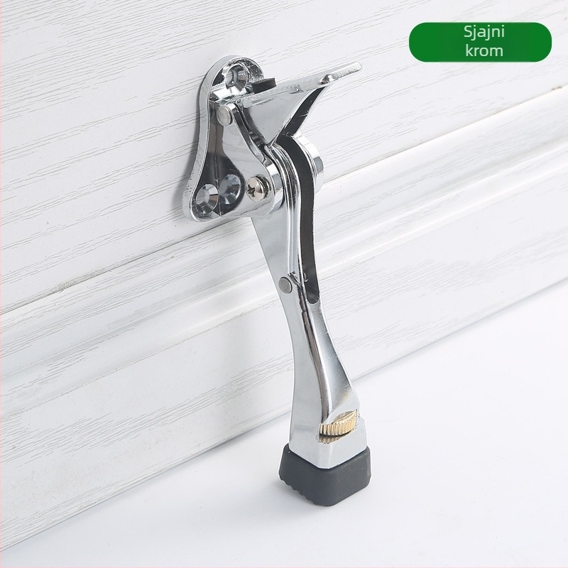 Automatski gornji držač vrata s kočnicom (Model 123; Materijal: cinkova legura i aluminijska legura; Obrada površine: elektroplatiranje; Ugradnja: zidni tip CT-01; Upravljački: automatski)