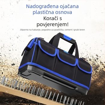 Green Forest torba od Oxford platna za univerzalnu upotrebu, na otvorenom, električne i hardverske svrhe; prijenosni dizajn s jednim remenom, nosivost 30 kg