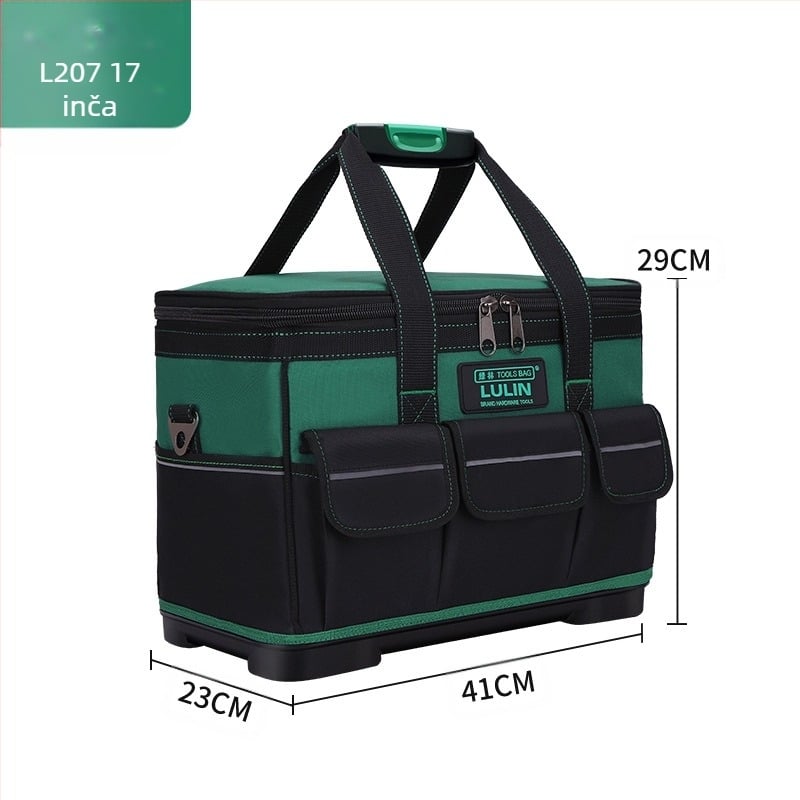 Green Forest torba od Oxford platna za univerzalnu upotrebu, na otvorenom, električne i hardverske svrhe; prijenosni dizajn s jednim remenom, nosivost 30 kg