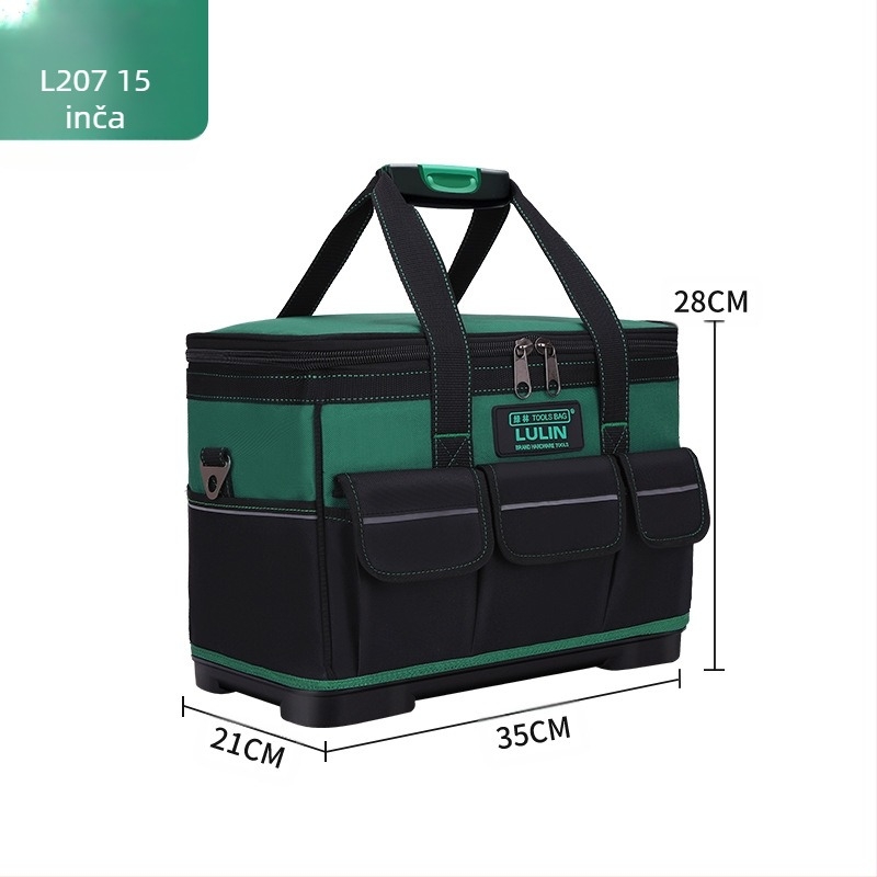 Green Forest torba od Oxford platna za univerzalnu upotrebu, na otvorenom, električne i hardverske svrhe; prijenosni dizajn s jednim remenom, nosivost 30 kg