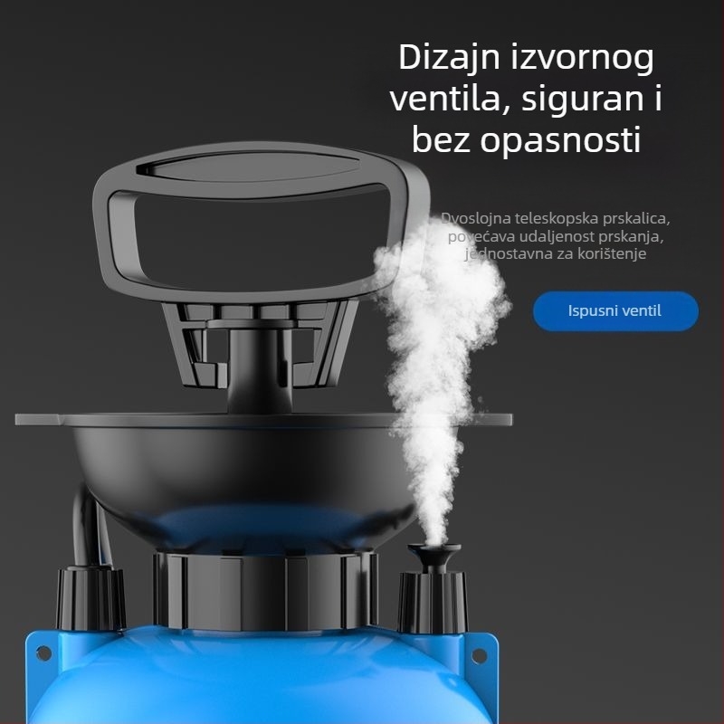 Pneumatski vrtni raspršivač za zalijevanje i primjenu pesticida - visokotlačni raspršivač
