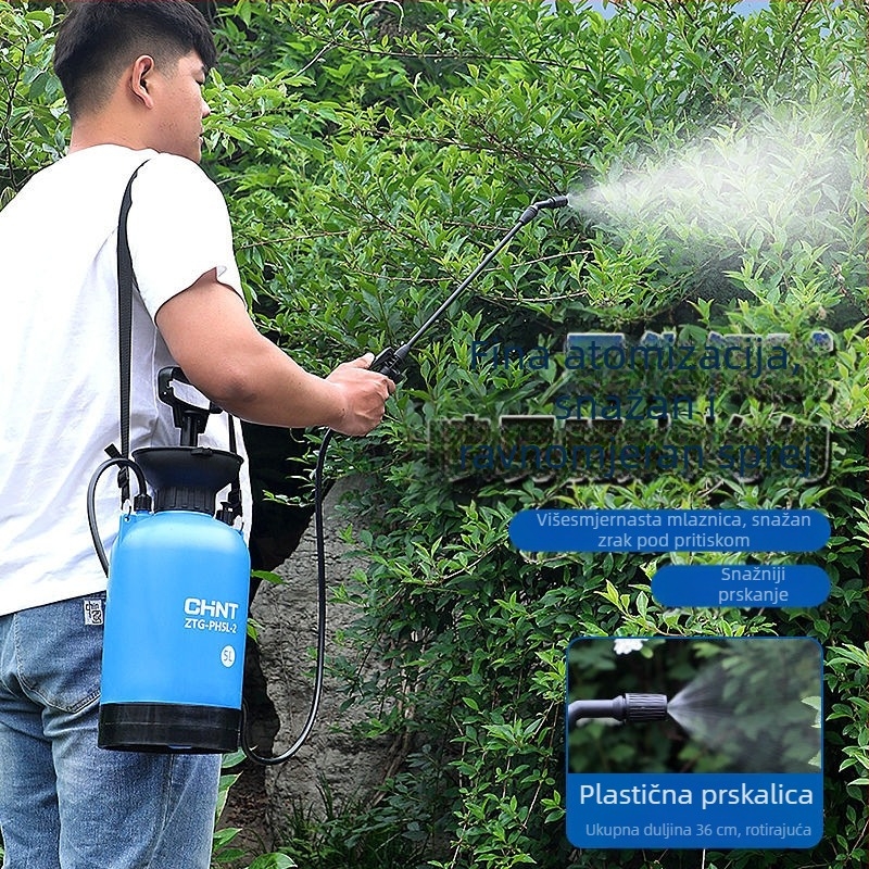 Pneumatski vrtni raspršivač za zalijevanje i primjenu pesticida - visokotlačni raspršivač