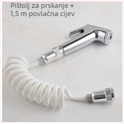 Ručni set spreja za WC, prijenosni, model PQ-858, materijal plastika, nazivni tlak 10, radna temperatura 80°C