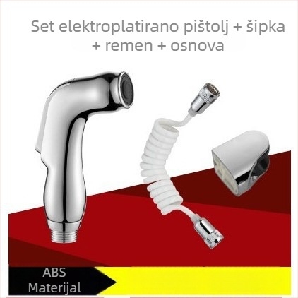 Ručni set spreja za WC, prijenosni, model PQ-858, materijal plastika, nazivni tlak 10, radna temperatura 80°C