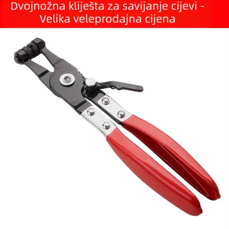 Set od 9 komada klešta za zatezanje cijevi automobila — Visokougljična čelična konstrukcija, Neutralna marka, Za auto, Težina 1