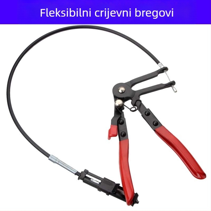 Set od 9 komada klešta za zatezanje cijevi automobila — Visokougljična čelična konstrukcija, Neutralna marka, Za auto, Težina 1