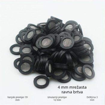 Gumeni brtveni prsten za tuš glavu s filtrom, brtva ulaza bojlera i slavine