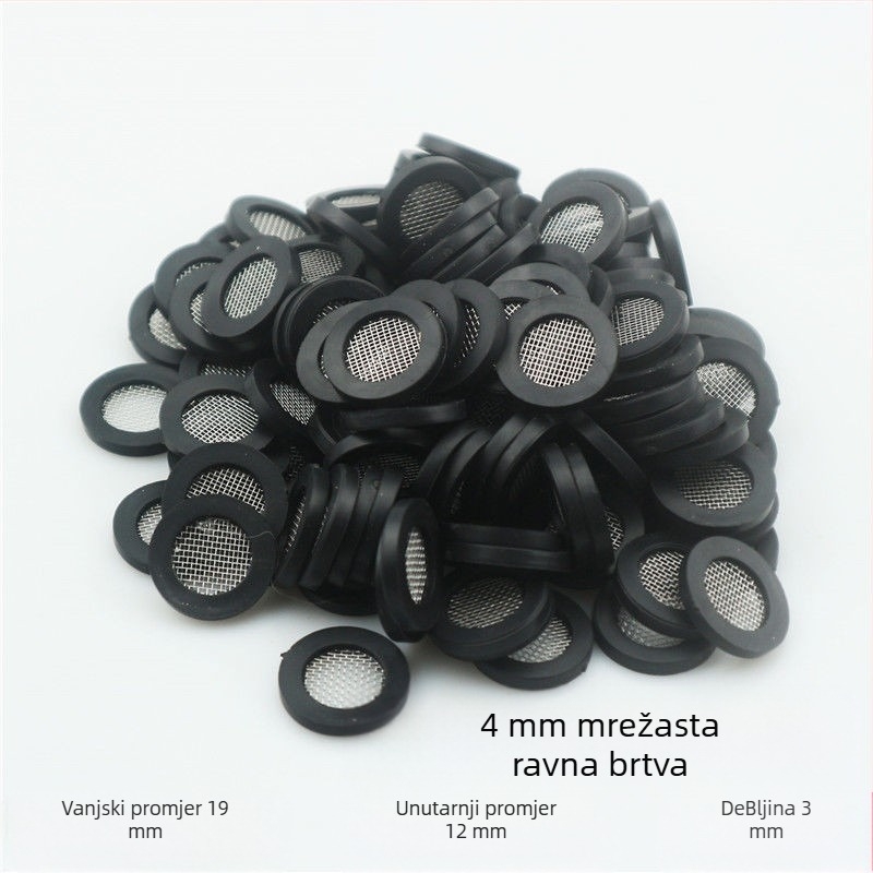 Gumeni brtveni prsten za tuš glavu s filtrom, brtva ulaza bojlera i slavine