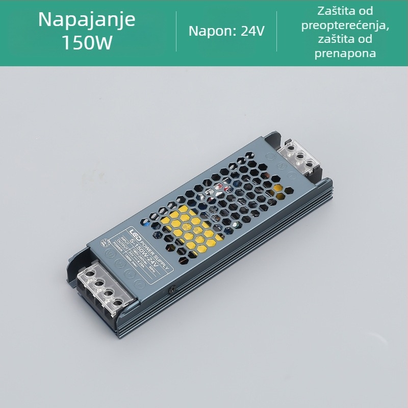 Linearna monohromatska LED traka, samoljepljiva, 12V, 120 LED, 2835 SMD