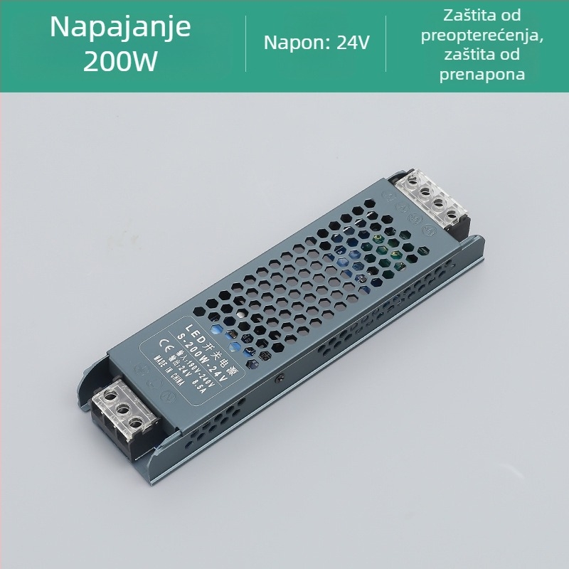 Linearna monohromatska LED traka, samoljepljiva, 12V, 120 LED, 2835 SMD