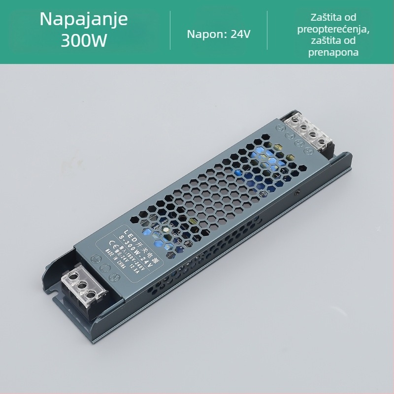 Linearna monohromatska LED traka, samoljepljiva, 12V, 120 LED, 2835 SMD