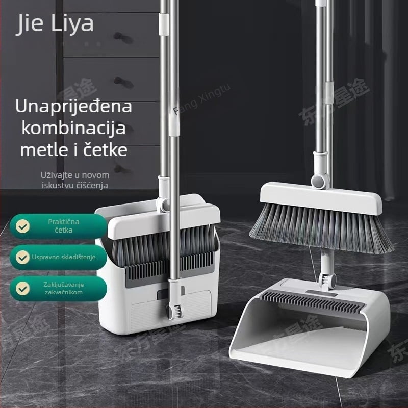 Skup metle i lopatice za prašinu - PP materijal, model 049, 1 komplet, 0,95 kg