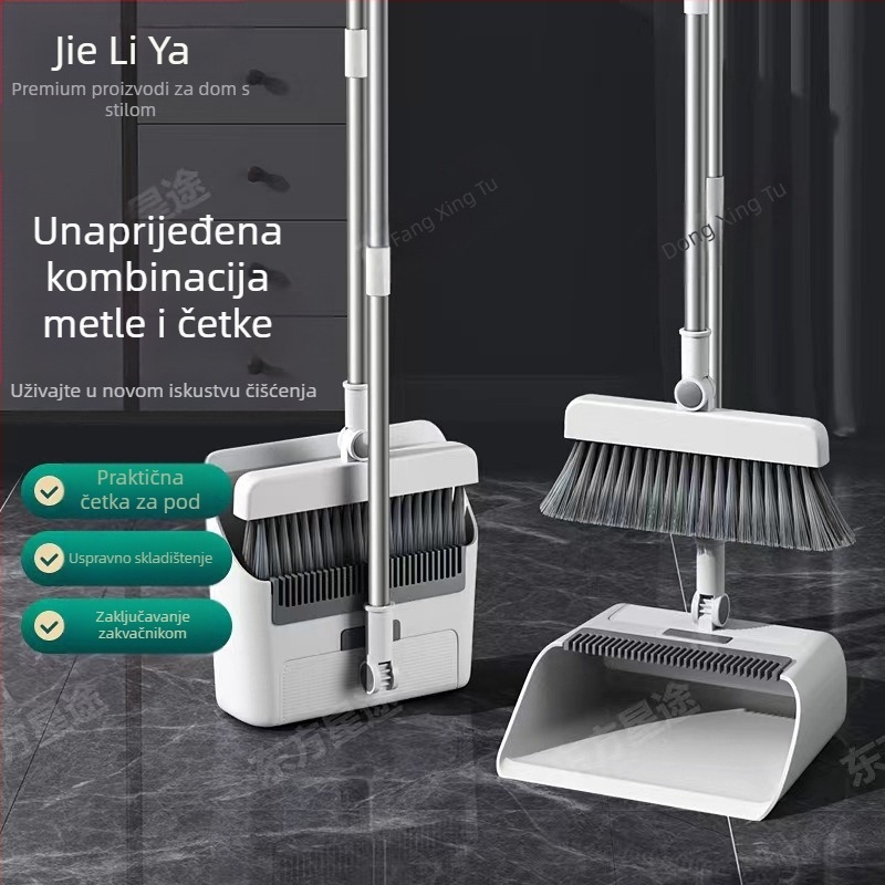 Skup metle i lopatice za prašinu - PP materijal, model 049, 1 komplet, 0,95 kg