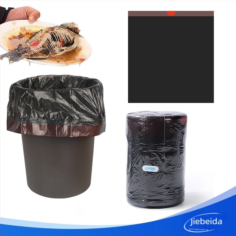 HS HDPE vrećice za smeće sa vrpcom, jednokratne, za kućnu upotrebu, debljina 0,011 mm