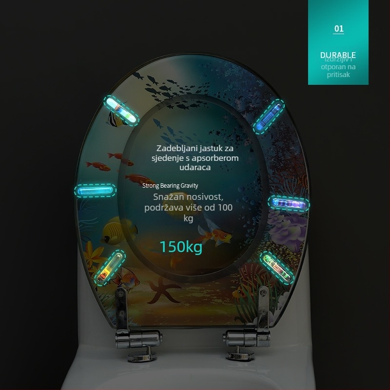 Poklop WC-a, UF smola, amortizator, stil Standard, moderni minimalistički, marka Home Now, fiksni panti