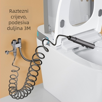 Toaletni sprej za ispiranje s bakrenim tijelom, visokotlačni booster, kućna uporaba