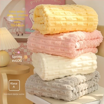 Set ručnika za kupanje od 100% pamuka, 150D vlakno, lagane težine ispod 50 g, dvodijelni set za odrasle