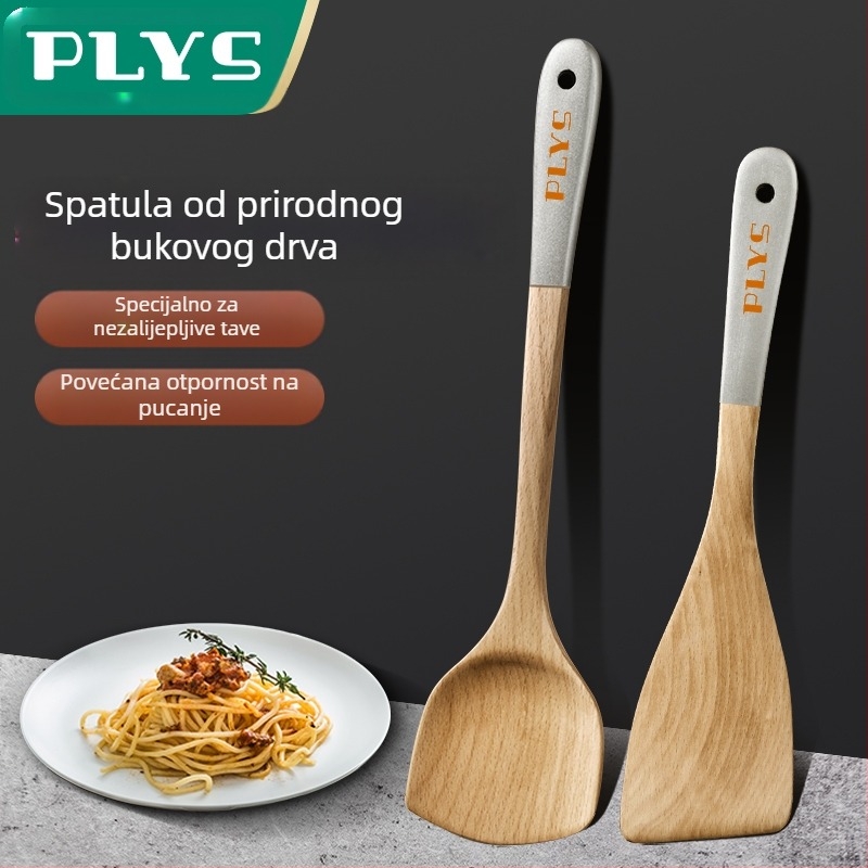 Drvena kuhinjska špatula PLYS/Pales — otporna na visoke temperature