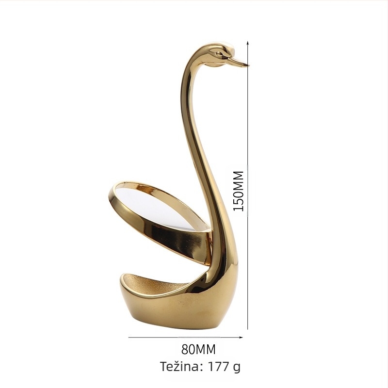 Set desertnih žlica i vilica za voće od nehrđajućeg čelika, stil laganog luksuza, jednobojni uzorak, ogledno poliranje