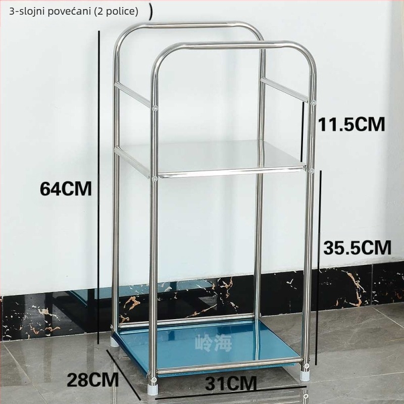 Okrugli kutni stol s prostorom za pohranu, metalna konstrukcija, model 400, montaža potrebna