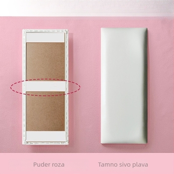 Protukolizijska samoljepljiva ploča za zid s mekanim jastučićem u tatami stilu, 3D naslon za djecu
