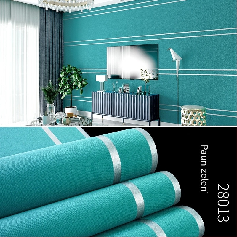 Tapet Huda Wallpaper — netkani materijal, velur tekstura, nordijski geometrijski uzorak, uspravne i vodoravne pruge, moderan minimalistički dnevni boravak pozadina