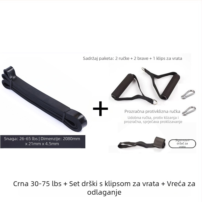 Pomoćni pojas za zgibove - Unisex fitnes otporna traka za leđa, kompatibilna s šipkom za zgibove - Materijal: Drugi