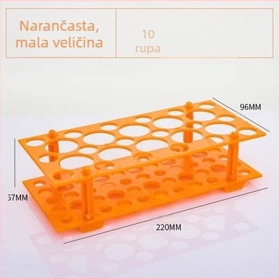 Stalak za cijevi za centrifugu, uklonjiv, višenamjenski, kompatibilan s cijevima od 10 ml/15 ml/50 ml, model WP