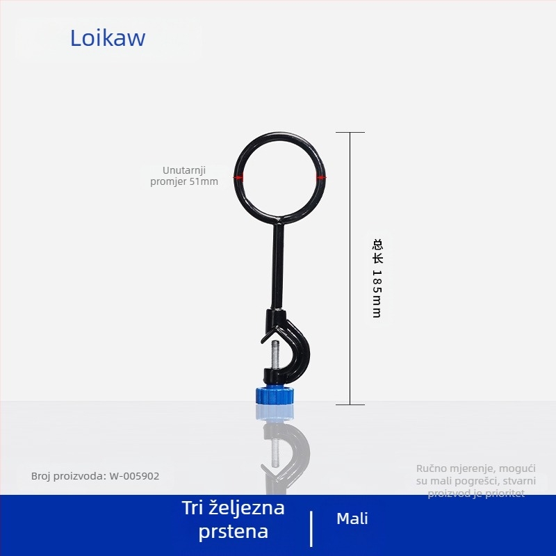 Laboratorijski metalni stalak s prstenom za boce i podrškom za grijanje staklenki