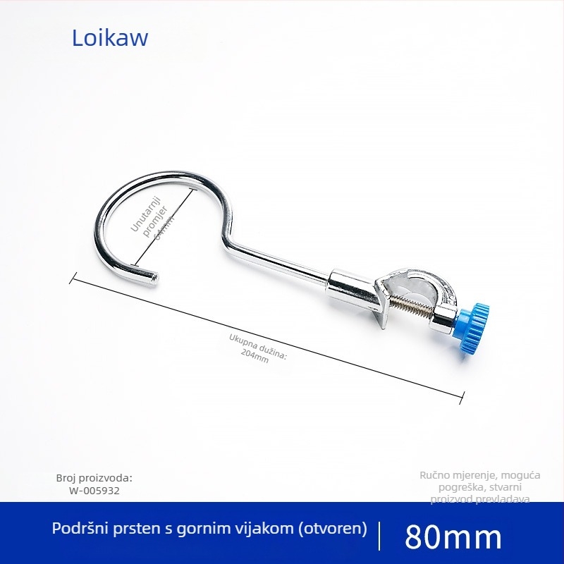 Laboratorijski metalni stalak s prstenom za boce i podrškom za grijanje staklenki