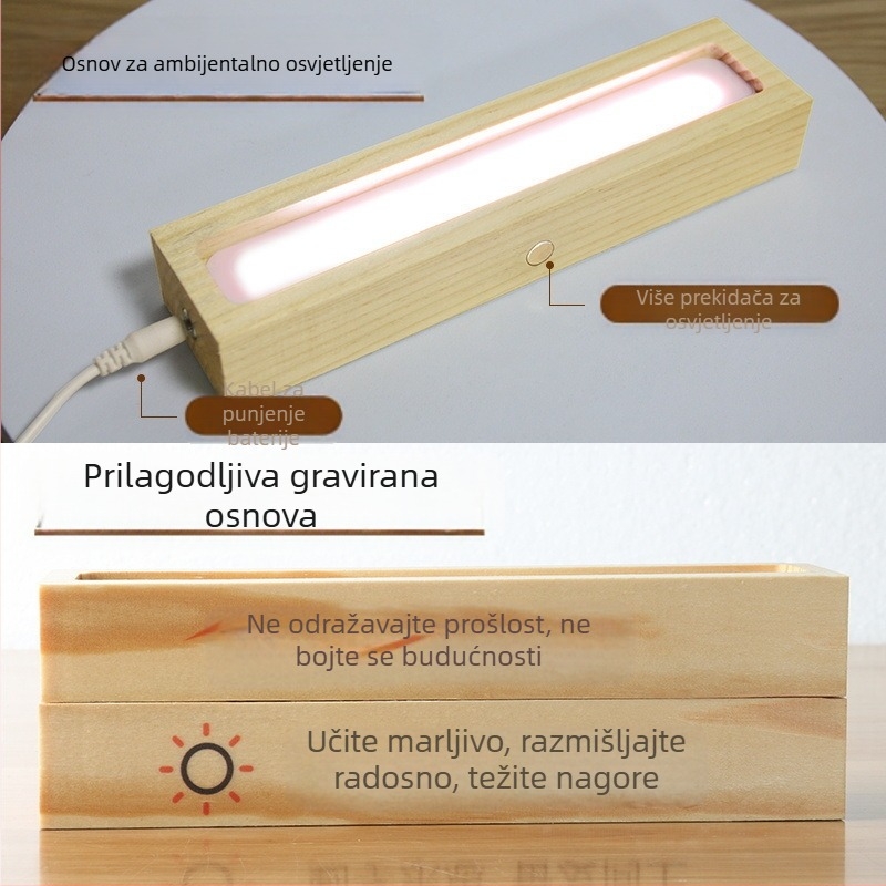 Akrilni model elementa periodične tablice – jednostavan stil, IP licenca, materijal: plast/ smola