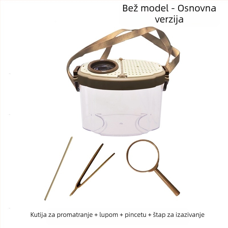 Dječja kutija za promatranje kukaca – prozirna obrazovna igračka; Materijal: ABS acrylic; DIY: Da; Višenamjenska: Da; Električno: Ne; Pogodno za uzrast 7–14 godina