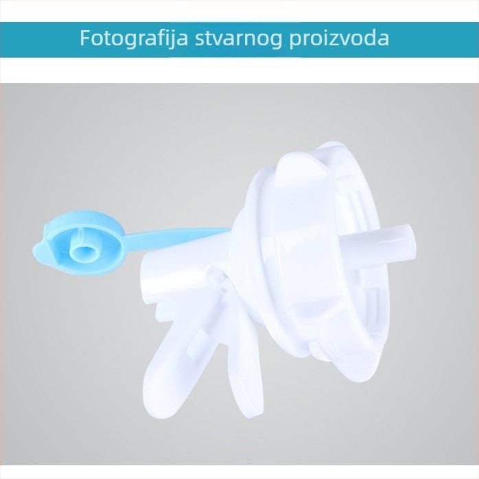 Naju slavina za bocu vode s kapicom protiv prašine, plast prehrambene kvalitete, moderan minimalistički dizajn